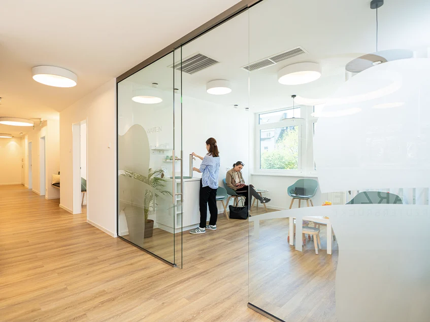 Wartezimmer Zahnarztbesuch